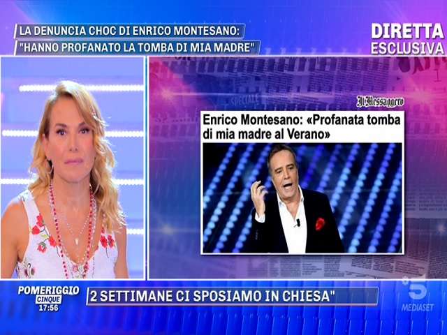 enrico montesano tomba madre