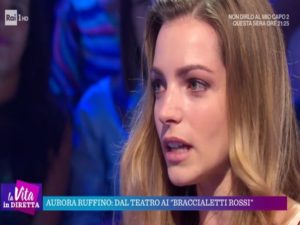 la vita in diretta aurora in lacrime 