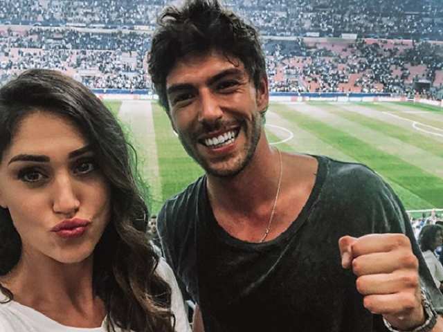 ignazio e cecilia a vedere la partita dell'inter