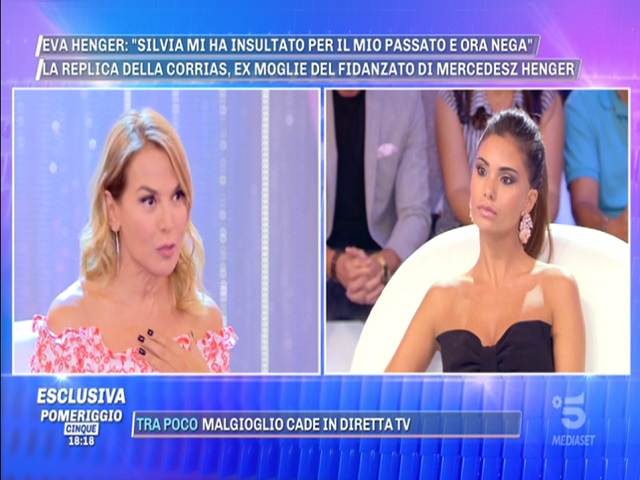 barbara d'urso contro silvia corrias a pomeriggio cinque