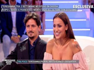 teresanna matrimonio in diretta a pomeriggio 5 