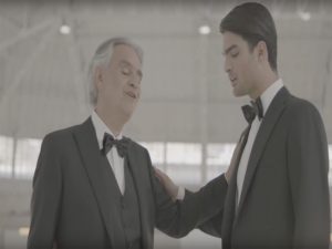 andrea bocelli e figlio super ospiti festival di sanremo 