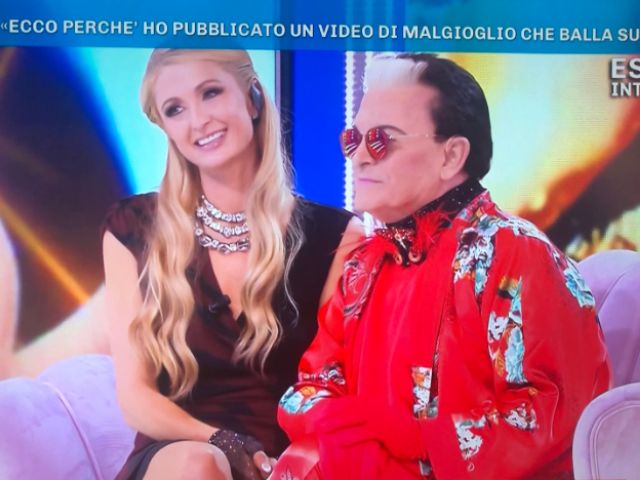 malgioglio incontra paris hilton