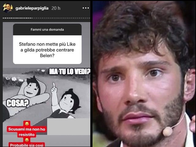 stefano de martino e gilda risponde parpiglia