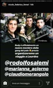 foto nicolò ferrari rudy salemi