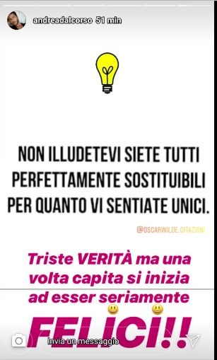 ndrea dal corso frecciatina a teresa 