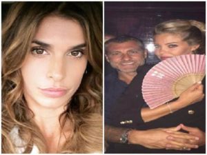 elisabetta canalis a casa di vieri e costanza