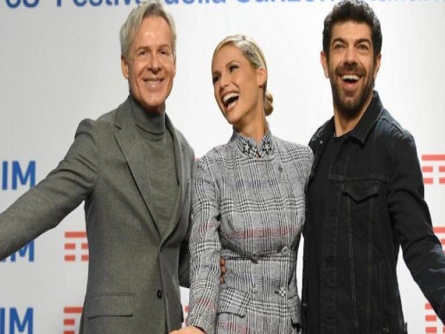 michelle hunziker e favino ospiti sanremo