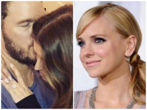 chris pratt nozze con katherine, commento di anna faris