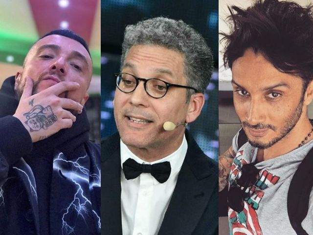 Guè Pequeno Beppe Fiorello Fabrizio Moro sanremo 2019