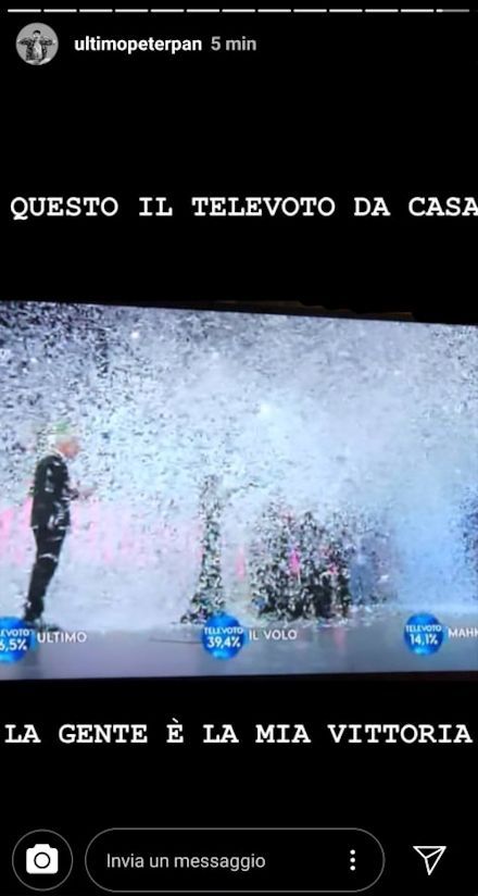 Ultimo instagram sanremo 2019