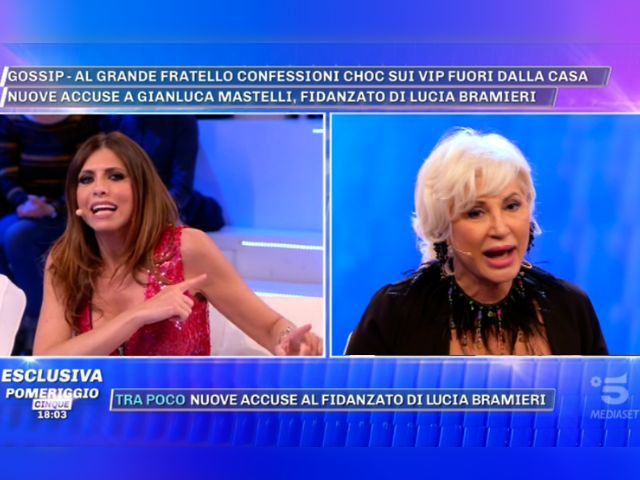 pomeriggio 5 lucia bramieri e emanuela tittocchia