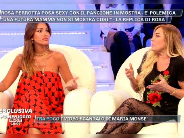 rosa perrotta e lory del santo a pomeriggio 5