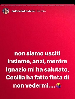 antonella fiordelisi commento ig cecilia