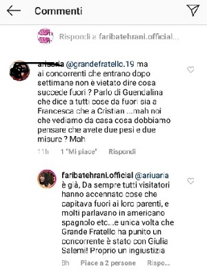 fariba ig risposte