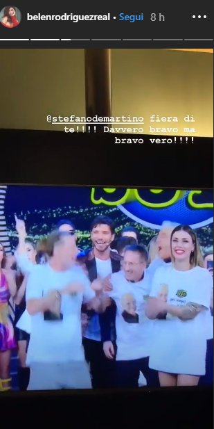 Belen dedica a Stefano: "Fiera di te"