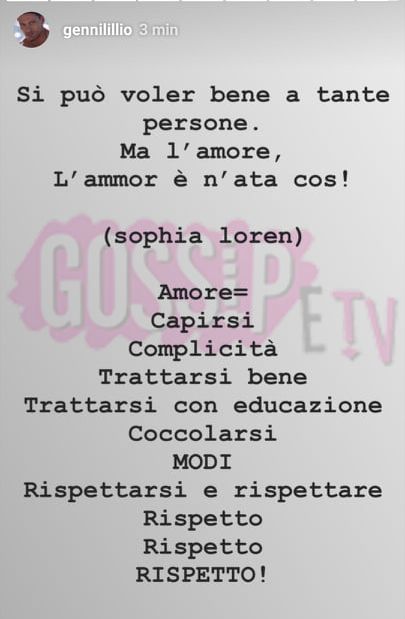 gennaro lillio e francesca de andré crisi