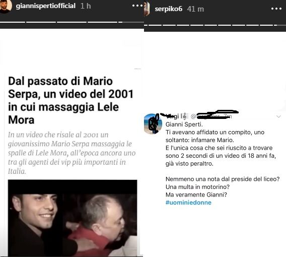 sperti serpa mora massaggio