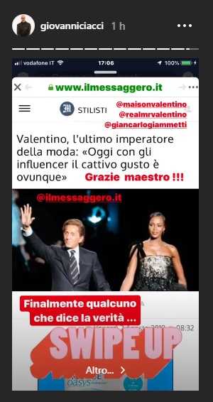 Giovanni Ciacci contro gli influencer screen