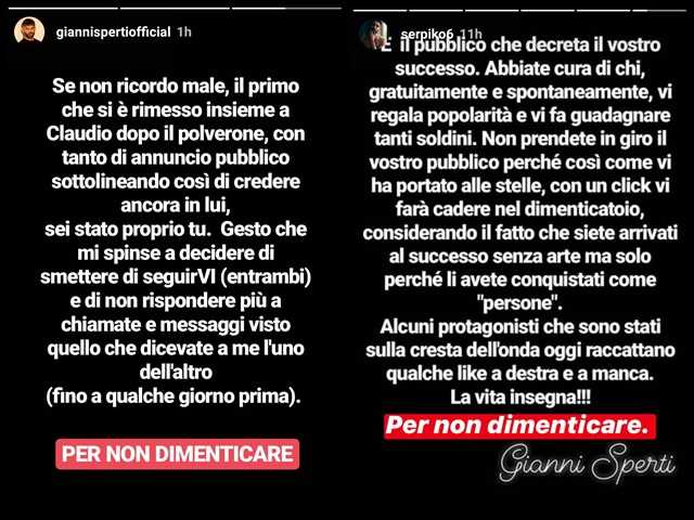 Gianni Sperti Claudio Sona bufera Uomini e Donne