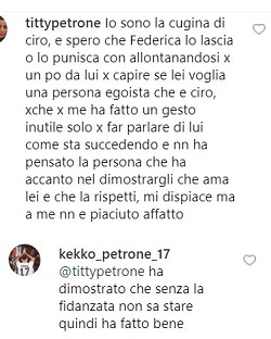 ciro federica fratello cugina