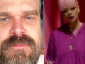 foto primi piani lily allen e david harbour