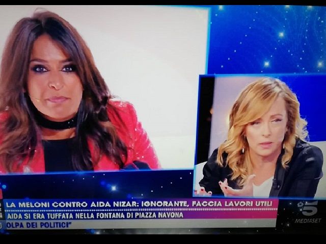 aida meloni live canale 5