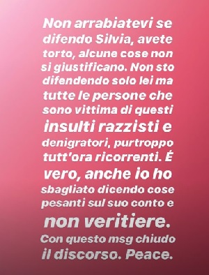 gabriele franco insulti web silvia