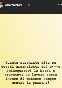 oscar branzani ig storia ottobre 2019