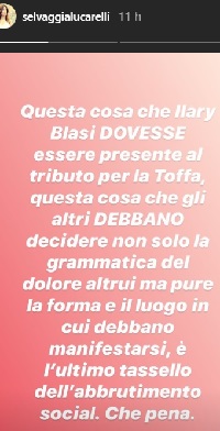 selvaggia lucarelli toffa assenze