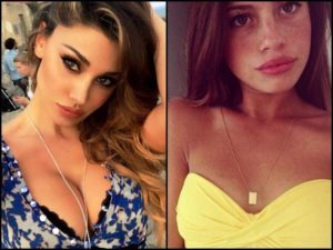 Belen Rodriguez shade Chiara Nasti