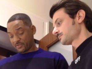 Una foto di fabio rovazzi con will smith