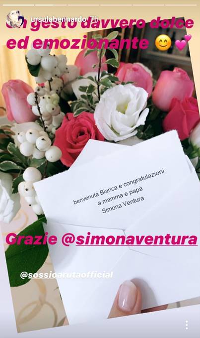 Simona Ventura regalo Sossio e Ursula