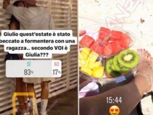 Giulia e Giulio insieme a Formentera