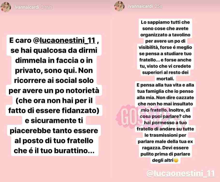 ivana icardi contro luca