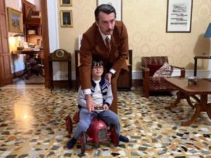 Una foto dal set di Giorgio Ambrosoli - Il prezzo del coraggio