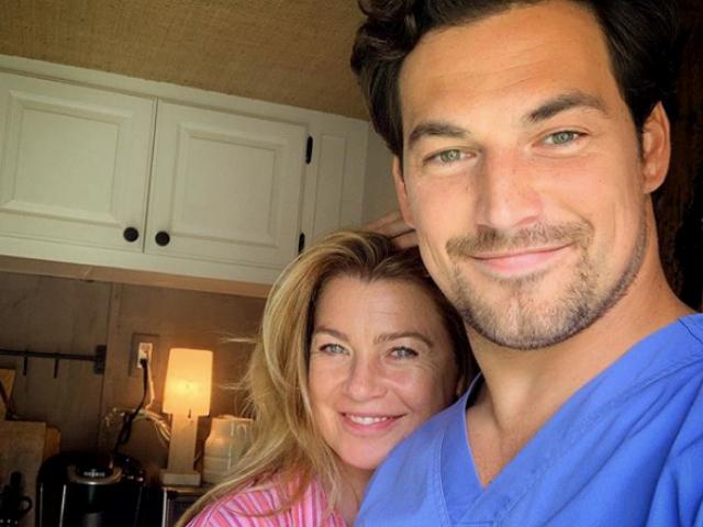 giacomo gianniotti ed ellen pompeo selfie