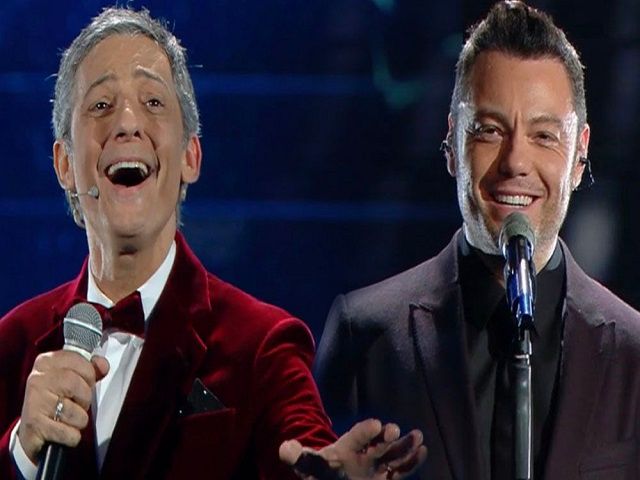 fiorello e tiziano ferro conferenza stampa 8 febbraio