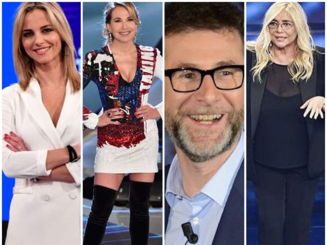 mara venier barbara d'urso fabio fazio francesca fialdini 29 novembre 2020