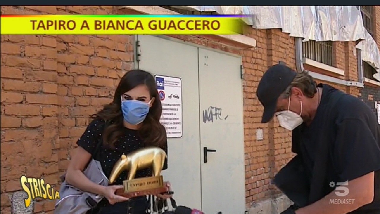 bianca guaccero striscia la notizia