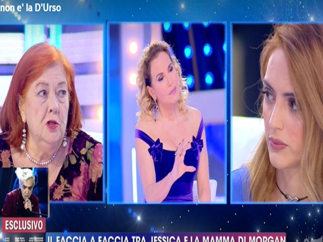 jessica mazzoli furia contro la madre di morgan in tv