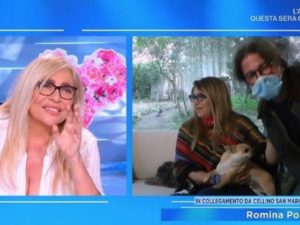 romina power in collegamento a domenica in