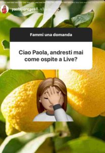 paola perego screen ig live non è la d'urso