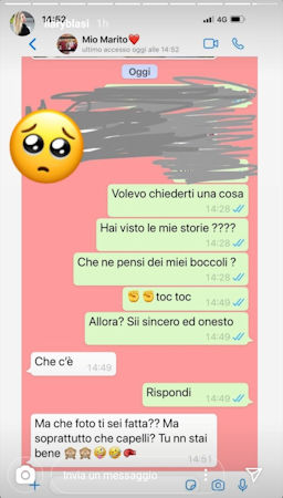 totti e ilary blasi chat whatsapp