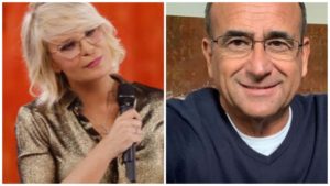 Carlo Conti, Amici: no al gesto contro Maria, il dettaglio che non sfugge