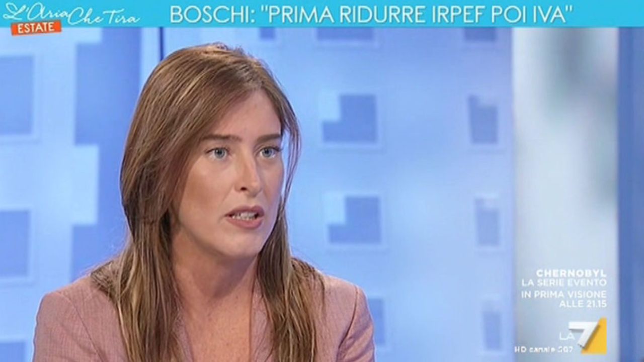 maria elena boschi non nega la storia con giulio berruti