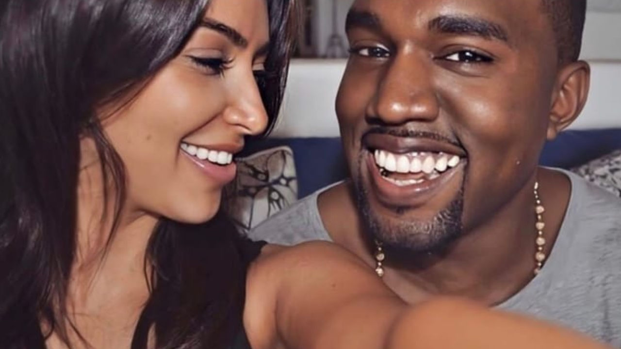 kim kardashian e kanye west selfie insieme