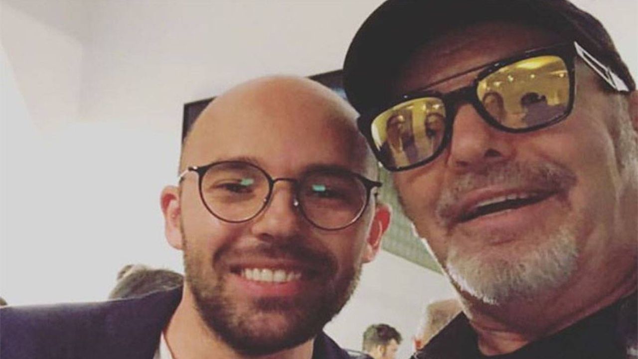 vasco rossi con il figlio lorenzo