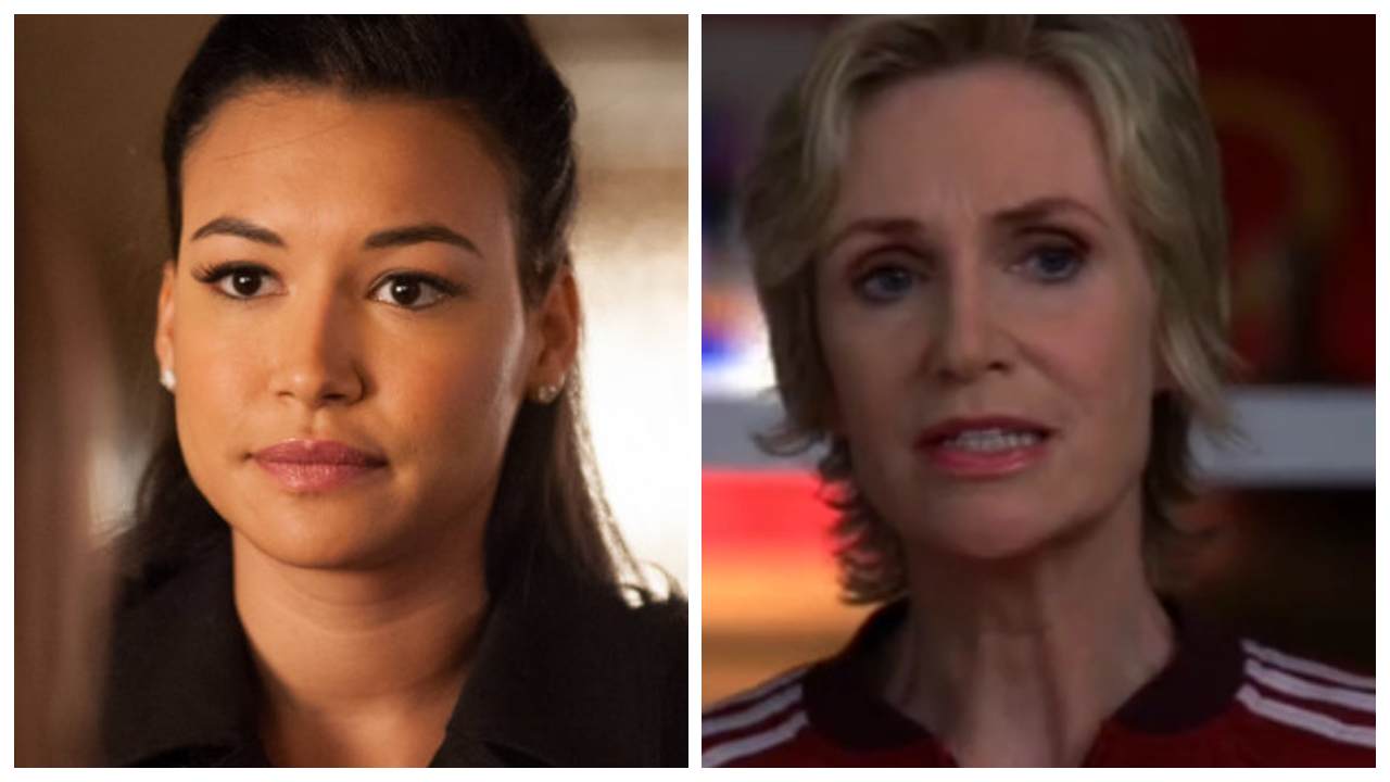 glee, Jane Lynch e Naya Rivera