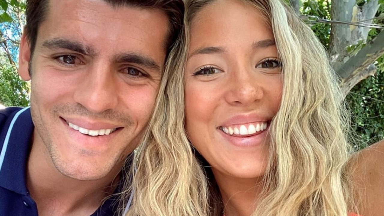 Alice Campello e Alvaro Morata primo piano